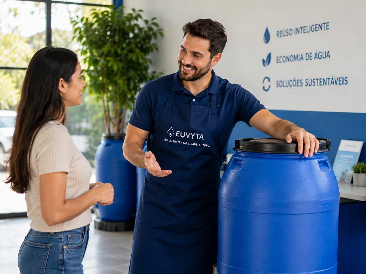 Atendimento próximo da EUVYTA com o cliente